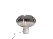 Maxlight Moonstone T0055 Lampa Stołowa Smoke Glass White Marble