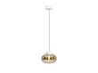 Lampa Wisząca Moonstone Amber Glass White Marble od Maxlight