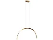 Lampa Wisząca Trio Arc I Złoto Szczotkowane od Maxlight