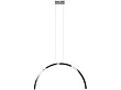 Lampa Wisząca Trio Arc I Czarny Połysk od Maxlight