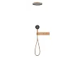 Natryskowy Zestaw Podtynkowy Switch System Copper Brushed Miedź Szczotkowana od Mobi