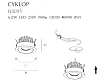 Oprawa Wpustowa Cyklop Czarna 4000K IP65 od Maxlight