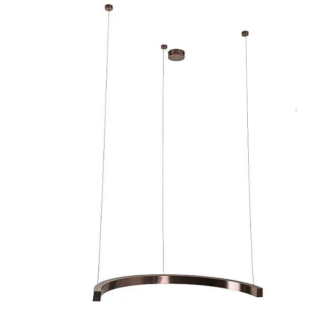 Lampa Wisząca Lotus 33W Brushed Bronze od Maxlight