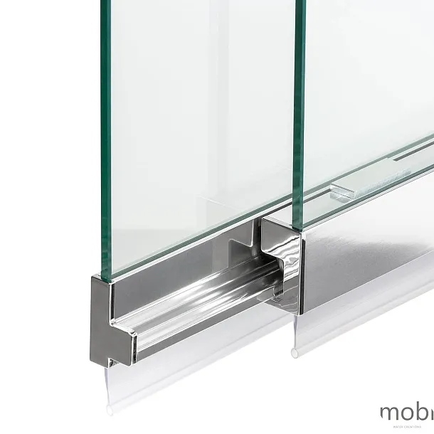 Mobi Slide Parawan Wannowy 100x150 Chrom MF-SLD100150