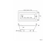 MOBI Borneo Wanna do zabudowy Shape Slim 170x75, Akrylowa z nogami