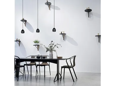 Lampa Wisząca Comet Round Czarna od Maxlight