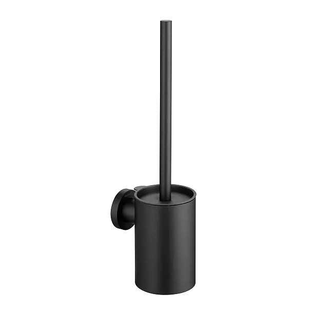 Zestaw Toaletowy z Szczotką WC Nature Black Matt Czarny Mat od Mobi