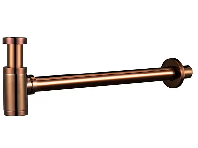 Złoty Syfon Umywalkowy Okrągły Premium Mobi Gold | Maxfliz