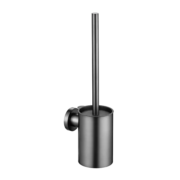 Zestaw Toaletowy z Szczotką WC Nature Gunmetal Brushed Grafit Szczotkowany od Mobi