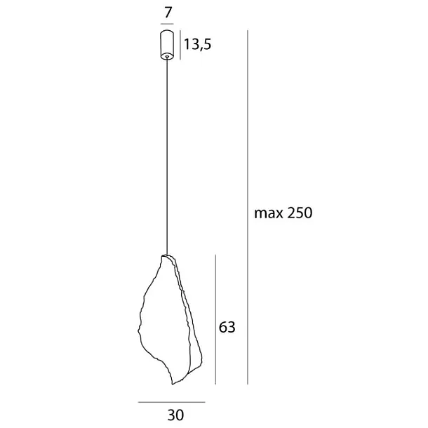 Lampa Wisząca Concha Biała od Maxlight