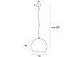 Lampa Wisząca Pierre 48cm Biała od Maxlight