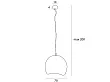 Lampa Wisząca Pierre 70cm Biała od Maxlight