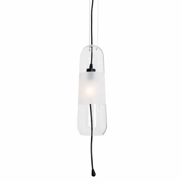 Lampa Wisząca Mauri 1 Transparent Glass od Maxlight