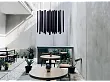 Lampa Wisząca Organic Black 33x1 Ściemnialna od Maxlight