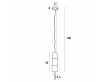 Lampa Wisząca Mauri 1 Transparent Glass od Maxlight