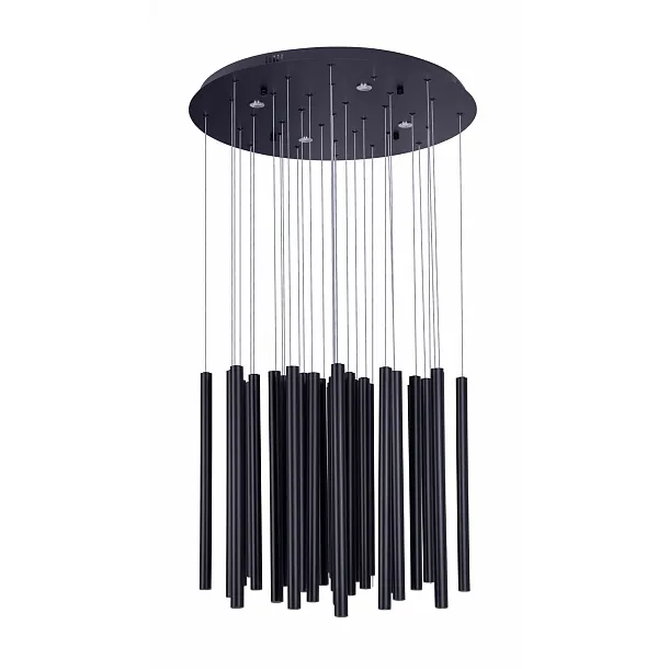 Lampa Wisząca Organic Black 33x1 Ściemnialna od Maxlight