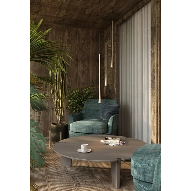 Lampa Wisząca Coffee Mała Złoto Szczotkowane od Maxlight