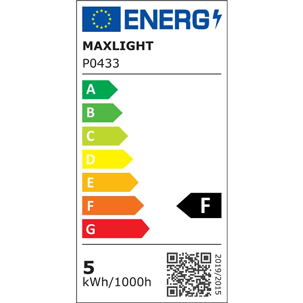 Lampa Wisząca Comet Round Czarna od Maxlight