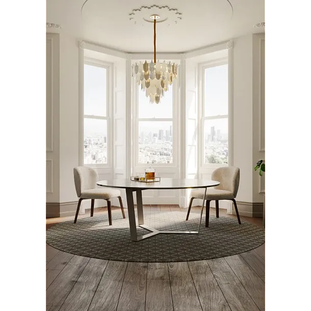 Lampa Wisząca Arwena Złota 80cm od Maxlight