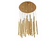 Lampa Wisząca Organic Gold 33x1  Ściemnialna Złota od Maxlight