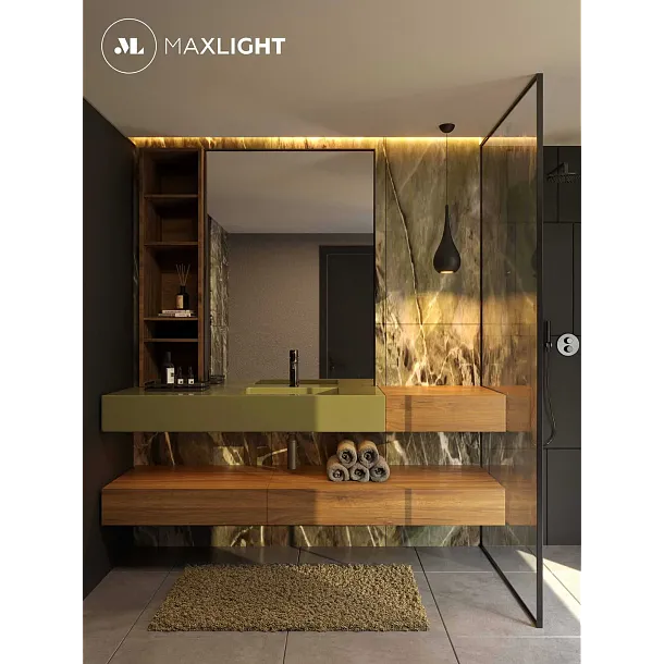 Lampa Wisząca Drop Black od Maxlight
