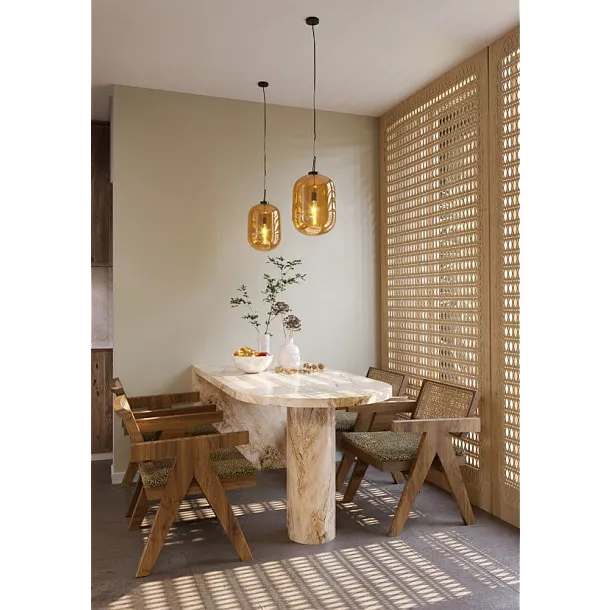 Lampa Wisząca Honey Amber od Maxlight