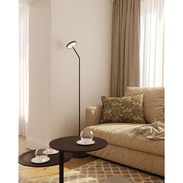 Lampa Podłogowa Ibiza Czarna od Maxlight