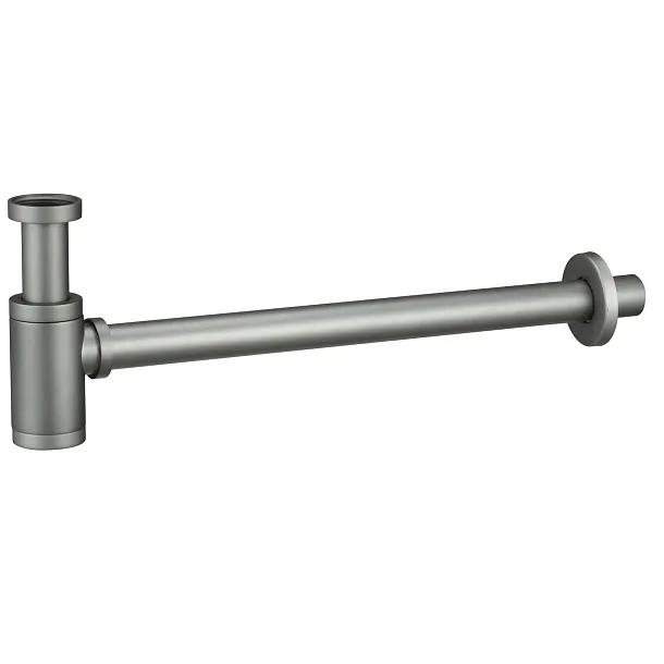 Mobi Premium Gunmetal Syfon Umywalkowy Okrągły Grafit GP1520GMB