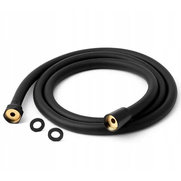MOBI Wąż Prysznicowy ONE PVC BLACK, Czarny