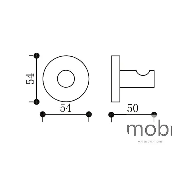 Wieszak Na Ręcznik Nature Copper Brushed Miedź Szczotkowana od Mobi