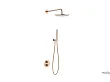 Termostatyczny natryskowy zestaw podtynkowy Northern Copper Brushed Miedź Szczotkowana od Mobi