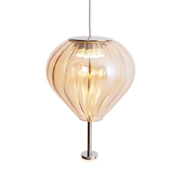 Lampa Wisząca Palloncini 1 Amber Glass od Malight