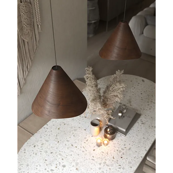 Lampa Wisząca Sakura Darkwalnut Wood od Maxlight