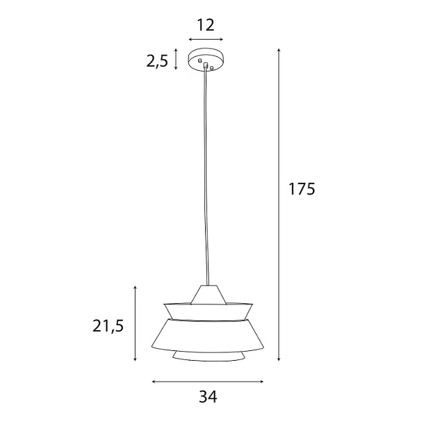 Lampa Wisząca Kioto od Maxlight