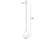 Lampa Wisząca Sakura Oak Wood od Maxlight