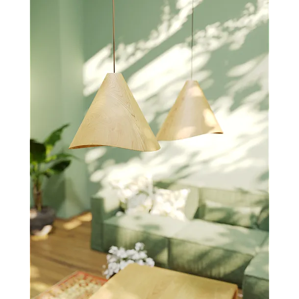 Lampa Wisząca Sakura Oak Wood od Maxlight