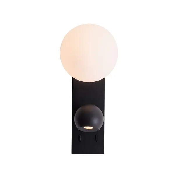 Kinkiet Atom Czarny od Maxlight