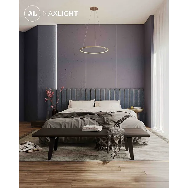 Lampa Wisząca Queen 50cm Złoto Szczotkowane od Maxlight