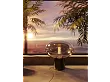 Lampa Stołowa Moonstone Amber Glass Black Marble od Maxlight