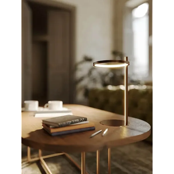 Lampa Biurkowa Lozanna 14W Brushed Bronze od Maxlight