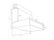 Lampa Magnetyczna Łamana Magnetic Biała System On/Off 6W 323LM 3000K od Maxlight