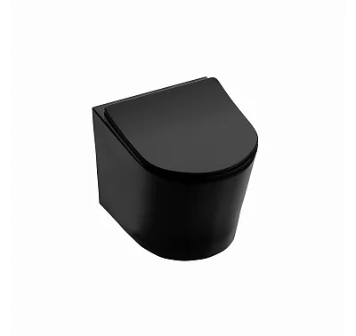 STORY BLACK Miska Ceramiczna z deską od MOBI