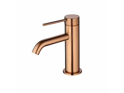 Bateria Umywalkowa Niska Northern Copper Brushed od Mobi NB4215CB