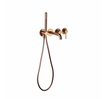 BATERIA WANNOWA PODTYNKOWA NORTHERN COPPER BRUSHED OD MOBI