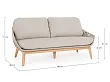 Sofa Ogrodowa Tamires Beżowa od Bizzotto