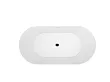 Wanna Wolnostojąca Akrylowa Hollands Glossy White 156x81x58 od Mobi