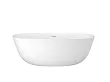 Wanna Wolnostojąca Akrylowa Delta White Matt 170x75x58 od Mobi