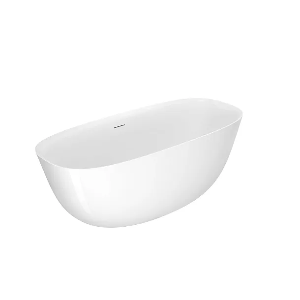 Wanna Wolnostojąca Akrylowa Delta White Matt 170x75x58 od Mobi