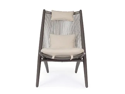 Leżak Ogrodowy Aloha Brązowy od Bizzotto