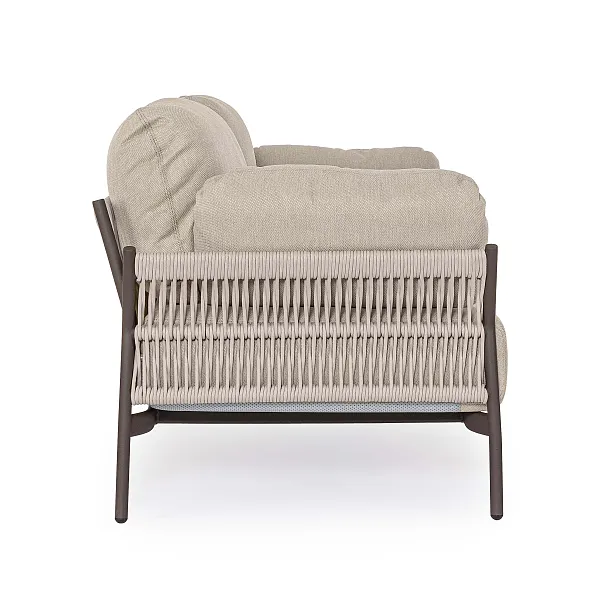 Sofa Ogrodowa 2-osobowa Pardis Beżowo/Czarna od Bizzotto